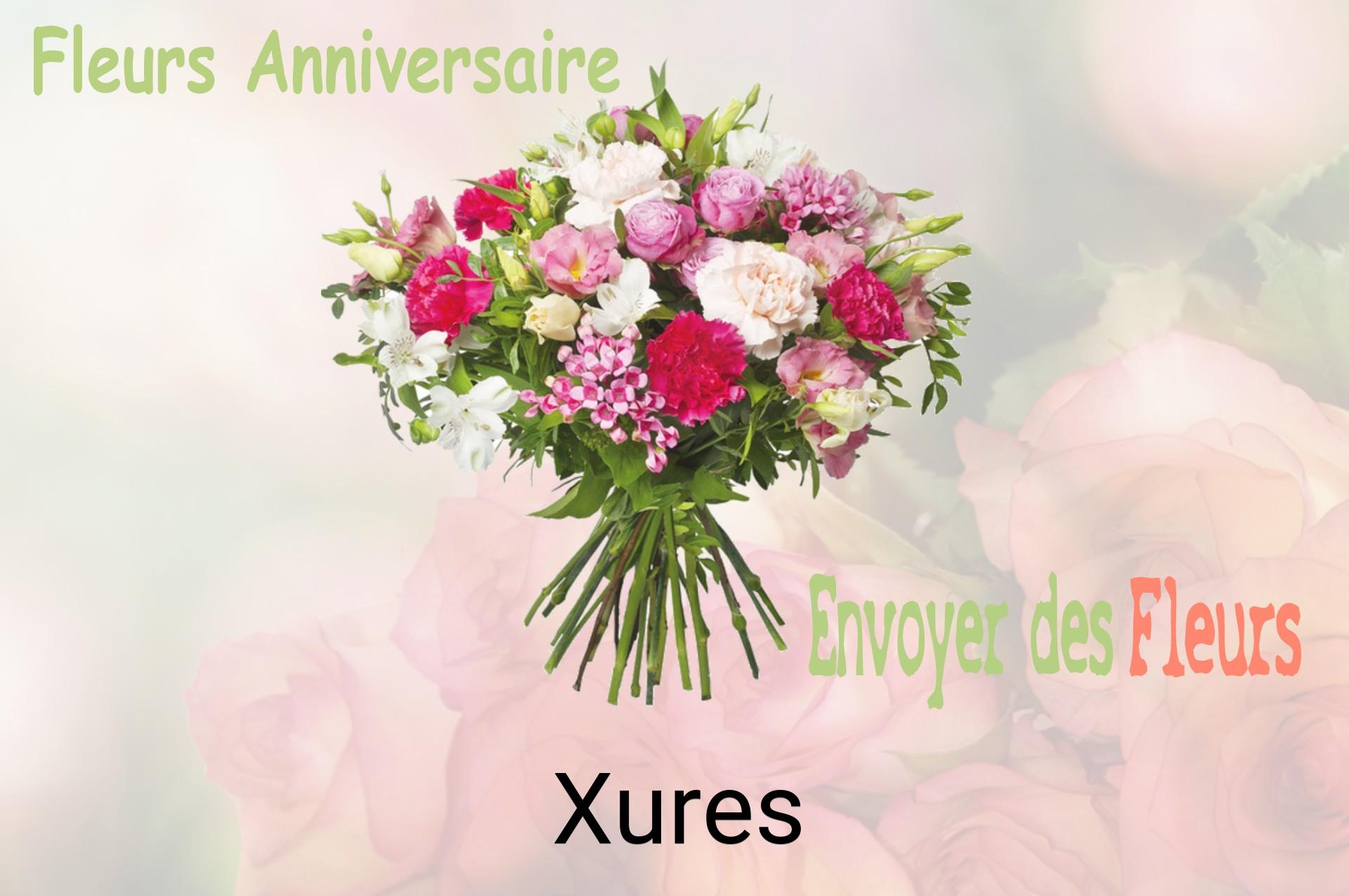 Bouquet de fleurs d’anniversaire livré à Xures